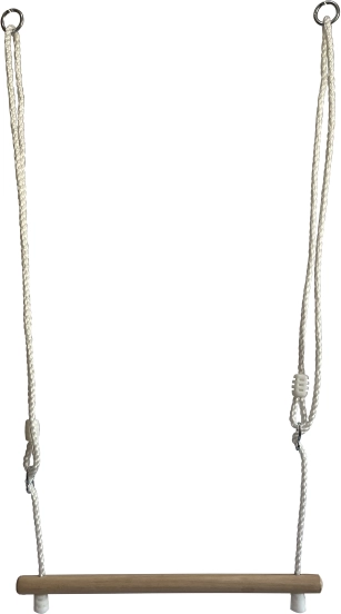 Drewniana wisząca poprzeczka 2Kids Toys z regulowanymi linami