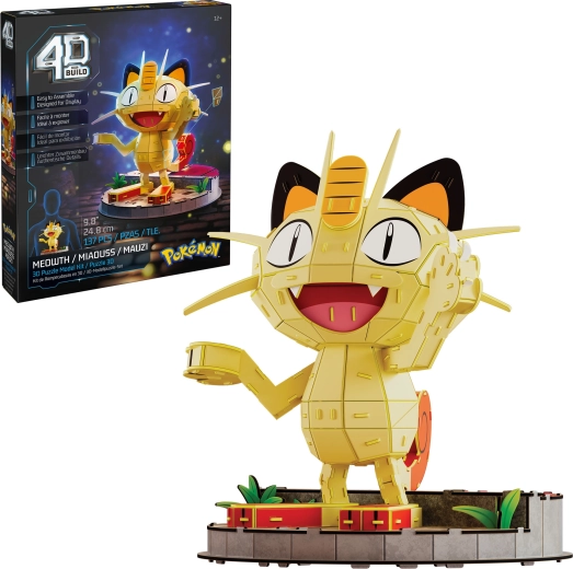 4D Build Pokémon Meowth — model puzzlowy 3D do złożenia