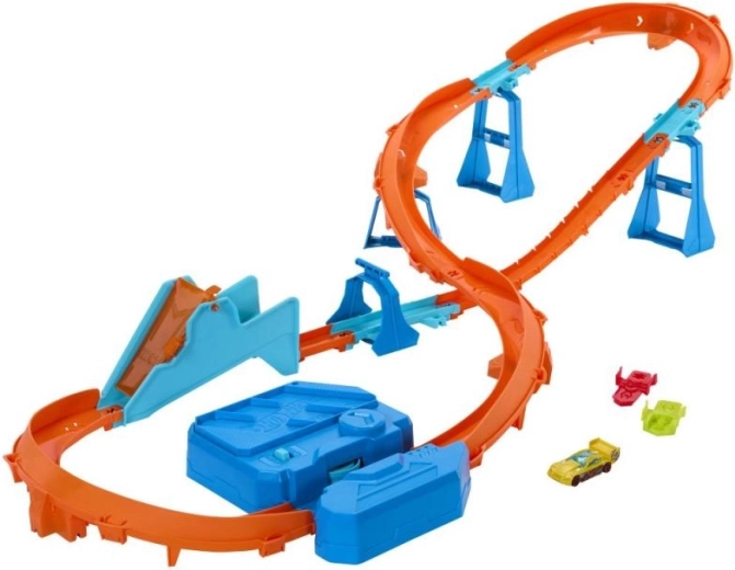 Hot Wheels Track Creator wypasiony zestaw z boosterem