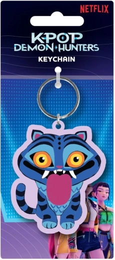 Gumowy brelok K-pop Demon Hunters – niebieski tygr