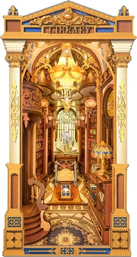 RoboTime kącik książkowy Biblioteka cudów – DIY 3D układanka z LED