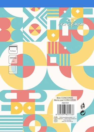 Blok CONCORDE A4 czysty, 50 arkuszy