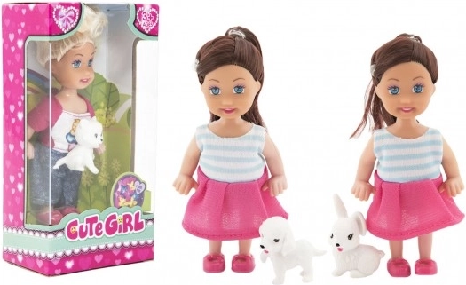 Laleczka z maskotką