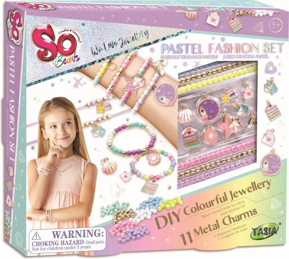 Pastelowy modny zestaw dla dziewczynek Tasia