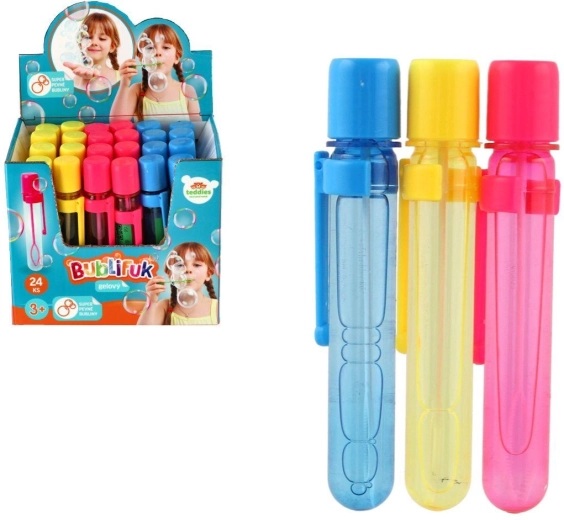 Mini żelowy płyn do baniek 20 ml (12 cm, 3 kolory) - 1 sztuka