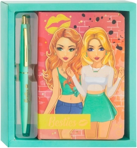 Notes Besties 15 × 10 cm z długopisem, 90 kartek