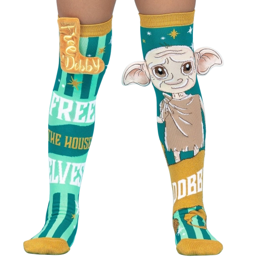 Szalone podkolanówki Harry Potter Dobby