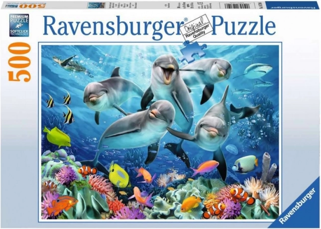 Puzzle 500 elementów – delfiny RAVENSBURGER