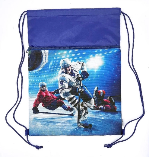 Worek na obuwie CONCORDE hokej na lodzie, niebieski