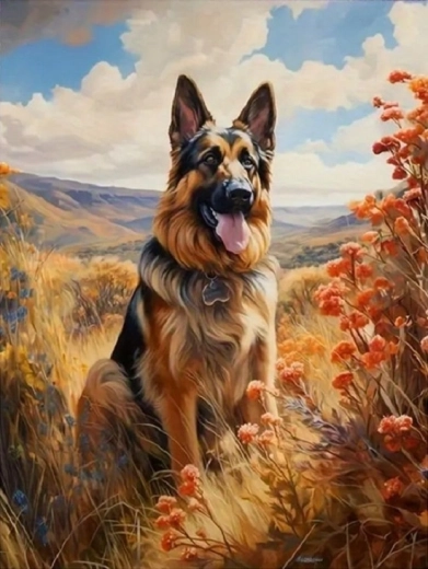 Norimpex malowanie po numerach Pasterz w górach 40 × 50 cm