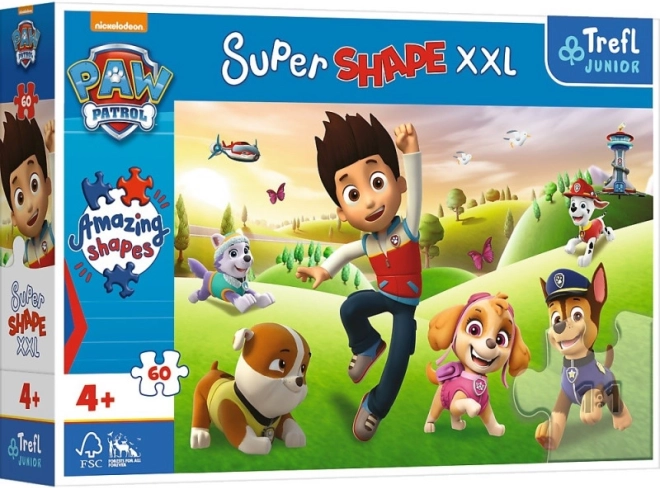 Puzzle Psi Patrol 60 XXL Super Shape