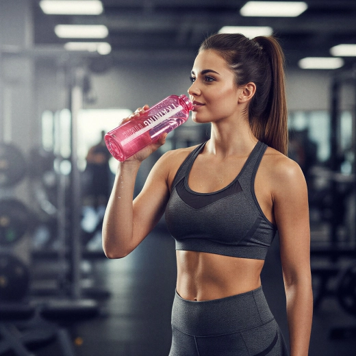 Sportowa plastikowa butelka Training Time 550 ml - 1 sztuka