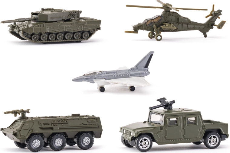 Siku Military – zestaw pojazdów wojskowych 5 szt.