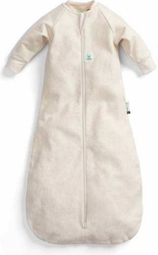 Ergopouch śpiworek z rękawami z bawełny organicznej Jersey oatmeal marle 1 TOG (3–12 miesięcy)