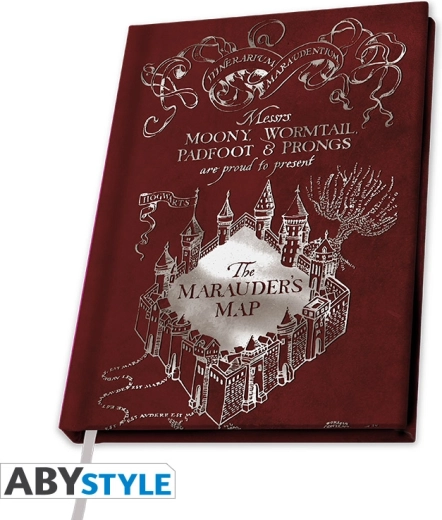 Harry Potter notes A5 – Mapa Huncwotów