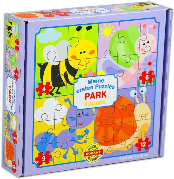 Puzzle Środki transportu 4w1 od Dohány