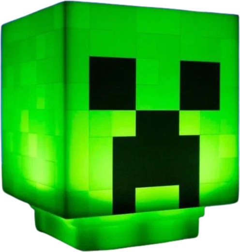 Lampka dziecięca Minecraft Creeper z dźwiękiem