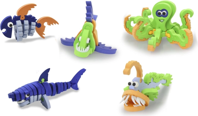 Jamara 3D miękkie składane puzzle Sea World (świat morski) - 1 szt.
