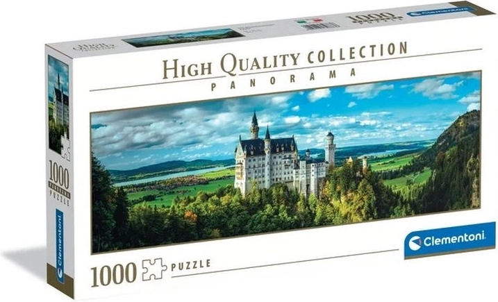 Clementoni puzzle panoramiczne 1000 elementów Neuschwanstein