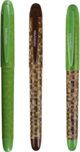 Pióro wieczne ASTRA MINECRAFT – niebieski atrament, irydowa stalówka