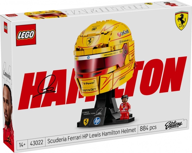 LEGO Editions hełm Lewisa Hamiltona Scuderia Ferrari HP