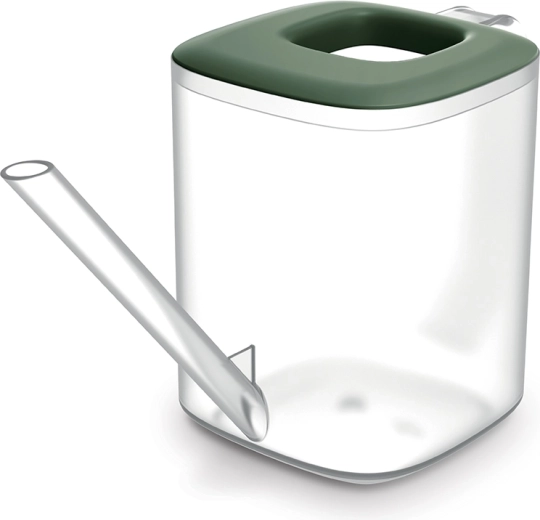 Konewka do podlewania Tubi 1 l – transparentna, ciemnozielona