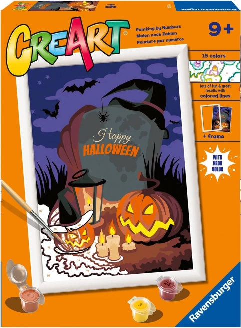 CreArt halloweenowa atmosfera – malowanie po numerach