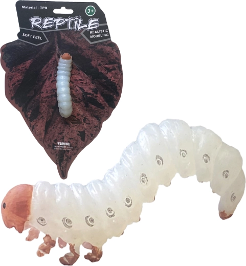 Żywa przyroda realistyczny model owada – larwa 11,5 cm