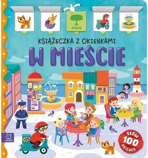 W mieście – książka z okienkami (100 okienek)