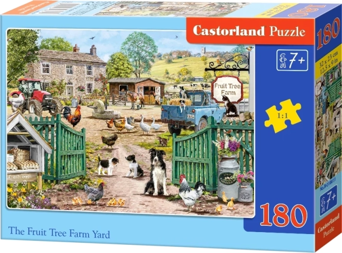 Puzzle Castorland Farma z sadem owocowym, 180 elementów