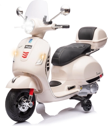 Elektryczny skuter dziecięcy Milly Mally Vespa GTS Super biały