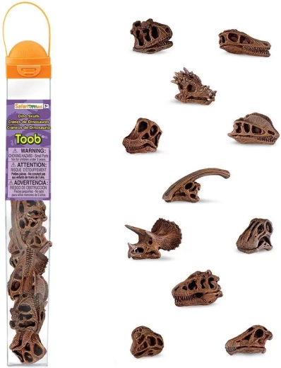 Safari Ltd. TOOBS tuba – czaszki dinozaurów