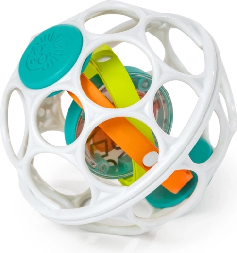 Grzechotka OBALL Baby Einstein Grip & Spin dla niemowląt