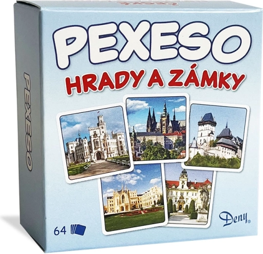 Pexeso Zamki i pałace Czech w pudełku