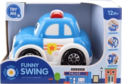 Policyjny samochodzik dla maluchów na baterie