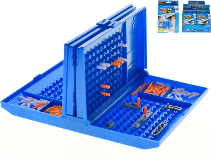 Gra Statki w plastikowym pudełku 18 × 14,5 cm