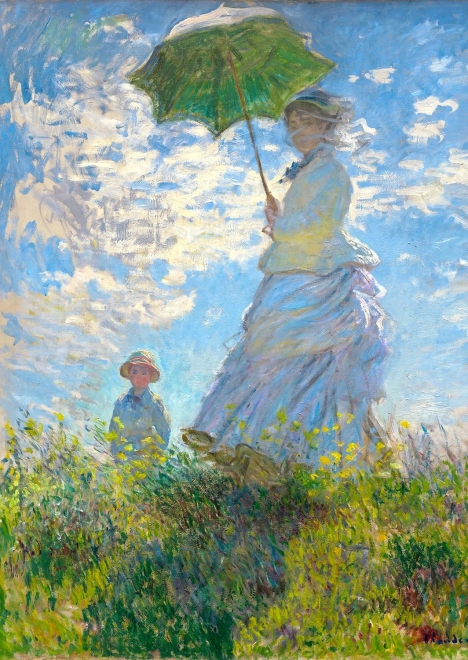 Puzzle Claude Monet: Kobieta z parasolką 1000 elementów