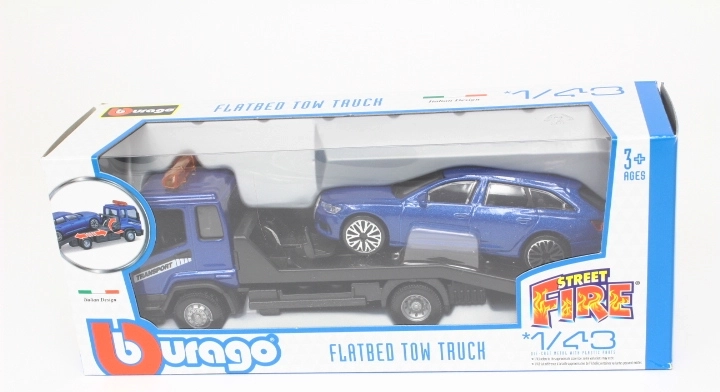 Bburago Street Fire laweta z Audi A6 w skali 1:43