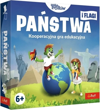 Gra edukacyjna państwa i flagi