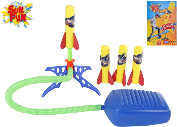 Sun Fun wyrzutnia piankowych rakiet dla dzieci