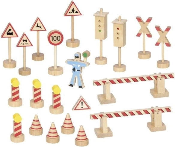 Goki zestaw znaków drogowych i kolejowych