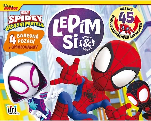 Przyklejam znowu i znowu Spidey – statyczne naklejki i kolorowanki