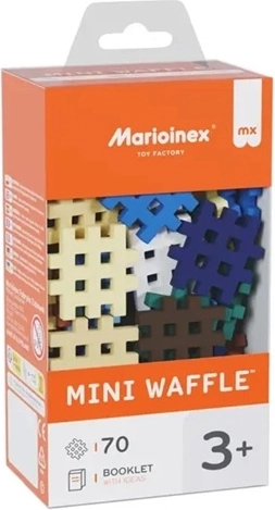 Mini kostki waflowe 70 elementów