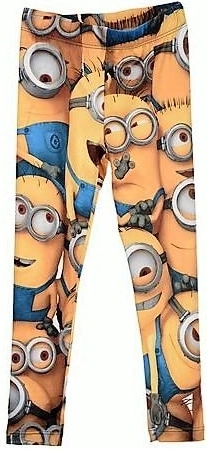 Żółte legginsy Minionki
