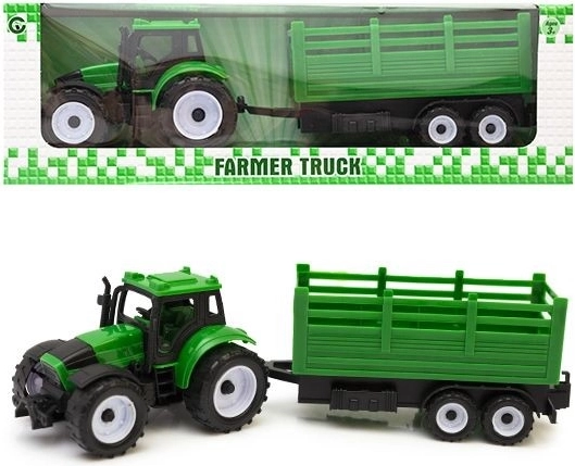 Traktor z przyczepą - 1 sztuka