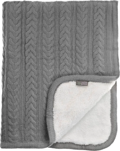 Vinter & Bloom kocyk Cuddly Dove Grey