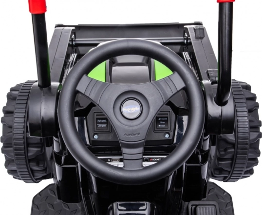 Dziecięcy akumulatorowy traktor PUSHDOZER z ruchomą łyżką i radiem FM