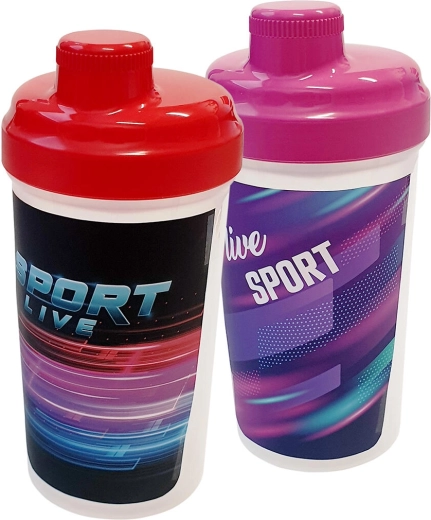Szejker i sportowa butelka 500 ml NEW SPORTLIFE