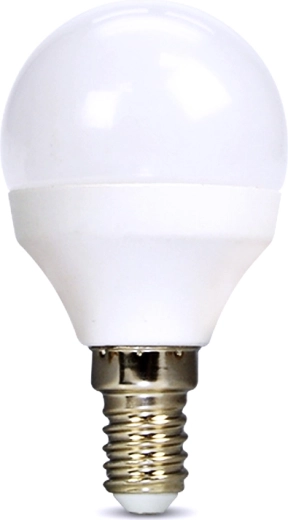 Solight żarówka LED miniglobe E14 6 W 3000 K 510 lm biała