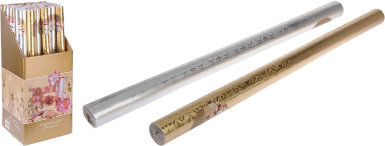 Papier do pakowania prezentów 0,76 × 5 m – mix dekorów